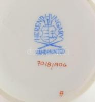Herendi Apponyi mintás váza, jelzett, hibátlan, m: 17,5 cm