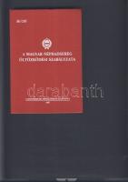 1987 A Magyar Néphadsereg öltözködési szabályzata 6551 sz. példány