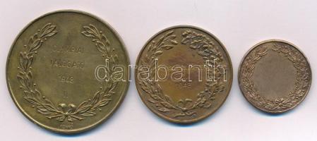 1943-1948 k. "Weiss Manfred Vállalatok Testedző Köre" kétoldalas bronz emlékérem. Szign.: ...