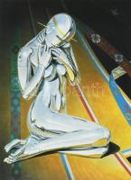 1988 Sexy robots, Taco Posterbook, 5 db erotikus sci-fi poszter Hajime Sorayama műveivel, papír, jel...