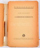 Gjellerup, Karl: A zarándok Kámanita. Legendás regény. Ford.: Baktay Ervin. Híres könyvek IX. Bp., 1922, Athenaeum, 308 p. Első magyar kiadás. Kiadói papírkötés, sérült, széteső állapotban, a gerincen ragasztott.