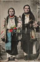 1909 Bukowiner Typen / Bukovinai folklór / folklore from Bucovina. Verlag A. Katz, Fotog. Maier (Cze...