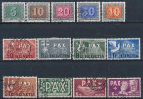 1945 Béke sor Mi 447-459 (Mi EUR 900.-)