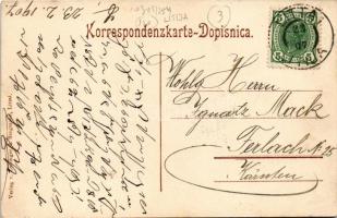 1907 Gradec, Grazdorf (Litija, Littai); general view, factory, railway station. Verlag v. Lebinger &...