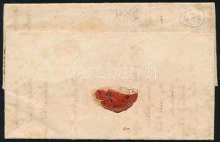 ~1840 Levél 6kr portóval / Cover with 6kr postage due "MEDIAS"