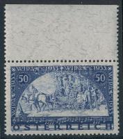 1933 WIPA ívszéli bélyeg faserpapíron Mi 556 A (Mi EUR 500.-)
