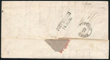 1851 Ex offo levél / Official over "STEIN / in KRAIN"