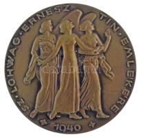 Reményi József (1887-1977) 1940. "Sz. Lohwag Ernesztin emlékére - 1940 / Boldogok a tiszta szív...