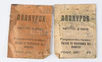 2 tasak régi aranypor