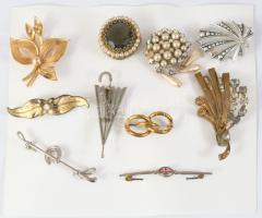 20 darab klf bross, közte jobb antik darabokkal