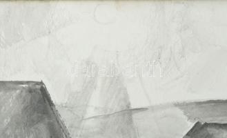 Patkó Károly (1895-1941): Hazafelé. Tus, papír, jelezve jobbra lent: Patkó, üvegezett fakeretben, 36...