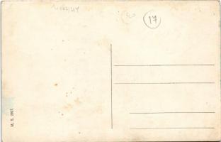 Brezice, Rann; view with bridge and castle (fl)