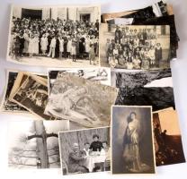 Vegyes fotó tétel, portrék, csoportképek, tájképek, vegyes méretben