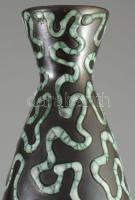 Pesthidegkúti "snake" váza, hibátlan, m: 24 cm