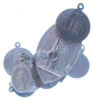 Vegyes, 10db-os vallási érem tétel, közte: "St. Anna" + "Jesus, Maria, Joseph" + "S. Robertus" + "Karmelhegyi Boldogasszony" + "Budapesti Központi Oltár - Egyesület" T:vegyes