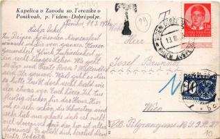 1936 Videm (Dobrepolje), Kapelica v Zavodu sv. Terezike v Ponikvah / chapel in Ponikve near Videm, i...