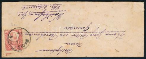 1874 5kr levélen / on cover, "NAGYSZEBEN" - Waidhofen