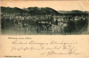 1899 Celje, Cilli; general view. Verlag Georg Adler (EK)