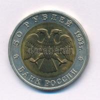 Oroszország 1993. 50R "Vörös Könyv - Kaukázusi nyírfajd" T:UNC,AU Russia 1993. 50 Rubles "Red Book - Caucasian Grouse" C:UNC,AU Krause Y#332