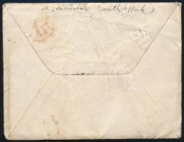 1920 50bani levélen / on cover "SIRET - BUKOVINA"