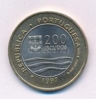 Portugália 1997. 200Esc Cu-Ni/Ni-sárgaréz "EXPO 98" T:AU
Portugal 1997. 200 Escudos Cu-Ni...