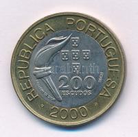 Portugália 2000. 200Esc Cu-Ni/Ni-sárgaréz "Olimpiai Játékok - Sydney 2000" T:AU Portugal 2000. 200 Escudos Cu-Ni/Ni-Brass "Jogos Olímpicos - Sydney 2000" C:AU Krause KM#726