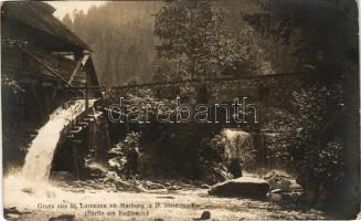 1907 Lovrenc na Pohorju, Sankt Lorenzen am Bachern, St. Lorenzen ob Marburg; Partie am Radlbach / ri...