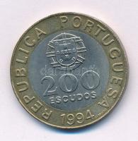 Portugália 1999. 200Esc Cu-Ni/Ni-sárgaréz "Európa kulturális fővárosa - Lisszabon" T:AU Portugal 1999. 200 Escudos Cu-Ni/Ni-Brass "Lisbon - Capital Europeia da Cultura" C:AU Krause KM#669