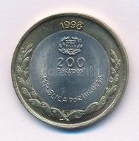 Portugália 1998. 200Esc Cu-Ni/Ni-sárgaréz "EXPO 98" T:AU Portugal 1998. 200 Escudos Cu-Ni/Ni-Brass "EXPO 98" C:AU Krause KM#706
