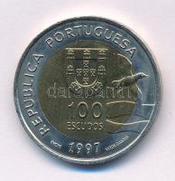 Portugália 1997. 100Esc Cu-Ni/Ni-sárgaréz "EXPO 98 - Oroszlánfóka" T:AU Portugal 1997. 100 Escudos Cu-Ni/Ni-Brass "EXPO 98 - Sea Lion" C:AU Krause KM#693