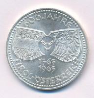 Ausztria 1963. 50Sch Ag "Tirol 600 éve egyesült Ausztriával" T:AU,XF kis patina Austria 1963. 50 Schilling Ag "600th Anniversary of the Austria - Tyrol Union" C:AU,XF small patina Krause KM#2894