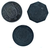 Német Birodalom / Weimari Köztársaság / Zeitz, Lohr am Main, Regensburg 1919. 10pf Fe (3xklf) szükségpénz T:XF,VF kis oxidáció German Empire / Weimar Republic / Zeitz, Lohr am Main, Regensburg 1919. 10 Pfennig Fe (3xdiff) necessity money (notgeld) C:XF,VF small corrosion