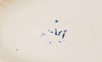 Gránit elefánt a kicsinyével, jelzett, hibátlan, m: 13,5 cm