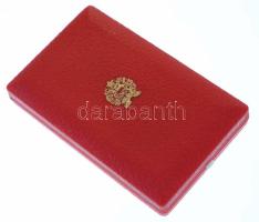 1965. "A Haza Fegyveres Szolgálatáért - 40 év után" zománcozott bronz kitüntetés mellszala...