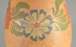 Fazék. Tiszántúl, cca 1920, mázhibákkal, m: 20 cm