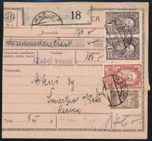 1920 Csomagszállító / Parcel card "RACJE"