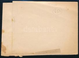 ~1880 Hírlapbélyeg teljes címszalagon / Complete wrapper with newspaper stamp, "SAGOR"