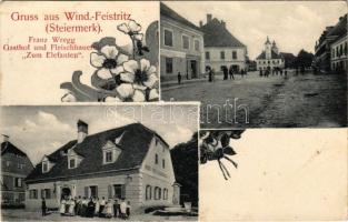 1912 Slovenska Bistrica, Windischfeistritz, Windisch-Feistritz; Franz Wregg Gasthof und Fleischhauer...