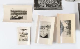 ca 1940-1960 Sport kerékpár, csónak 9 fotó