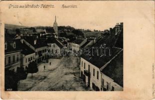 1906 Slovenska Bistrica, Windischfeistritz, Windisch-Feistritz; Hauptplatz / main square, church (EB...