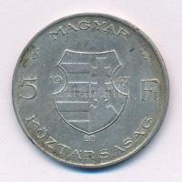 1947. 5Ft Ag "Kossuth" T:XF,VF patina Adamo F8.1