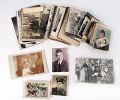 ca 1900-1960 embereket ábrázoló fotó, népviselet, csoportkép, stb 74 db