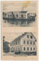 1927 Vevce, Velce, Vevce pri D. M. v. Polju; Zdruzene Papirnice, Gostilna / paper factory, inn (wet ...