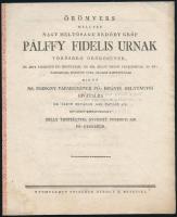 1828 Örömvers gróf Pállfy Fidél (1788-1864) vármegyei főispáni-helytartói hivatalába helyezése alkal...