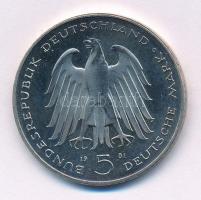 Német Szövetségi Köztársaság 1981G 5M Cu-Ni "Carl von Stein" T:AU,XF FRG 1981G 5 Mark Cu-Ni "Carl von Stein" C:AU,XF Krause KM#155