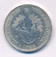 1938. 2P Ag "Madonna" T:AU,XF Adamo P7