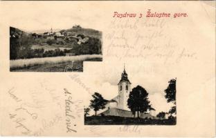 Prevalje pod Krinom, Zalostna gora pri Preserju, Cerkev Zalostne Matere Bozje / church, general view...