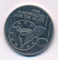 Német Szövetségi Köztársaság 1985F 5M Cu-Ni "A zene európai éve" T:AU,XF German Federal Republic 1985F 5 Mark Cu-Ni "European Year of Music" C:AU,XF Krause KM#162