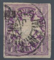 Bajorország 1874 Mi 30a szép, ritka darab RR! SEM BPP vizsgáójellel (min. Mi EUR 120.-)