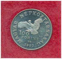 1983. 100Ft alpakka "Simon Bolivár" eredeti műbőr tokban, tanúsítvánnyal T:PP
Adamo EM73